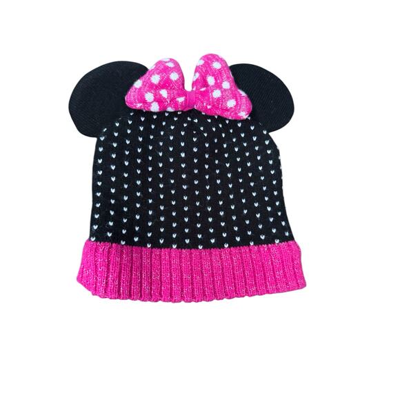 Disney Junior Minnie Mouse Knit Beanie Hat - Picture 1 of 5